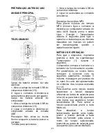 Preview for 20 page of Tecnovita YM68 SONNO Operating Instructions Manual