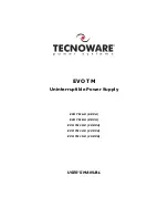 Tecnoware EVO TM 10.0 User Manual preview