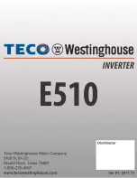 Предварительный просмотр 358 страницы TECO-Westinghouse E510-201-H-U Instruction Manual