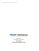 Предварительный просмотр 209 страницы TECO-Westinghouse MA7200 PLUS Installation Manual