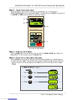 Предварительный просмотр 3 страницы TECO-Westinghouse MA7200 PLUS Quick Start Manual