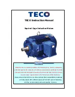 TECO AEEB Instruction Manual предпросмотр