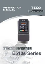 TECO E510-201-SH Instruction Manual preview