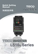 TECO L510S Series Quick Manual preview