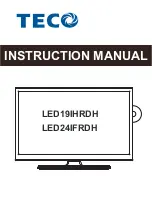 Предварительный просмотр 1 страницы TECO LED19IHRDH Instruction Manual