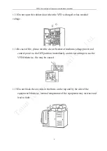 Предварительный просмотр 5 страницы TECO MV510 Series Maintenance Manual