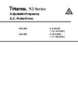 TECO T-verter N2 Series Operation Manual preview