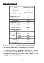 Предварительный просмотр 17 страницы TECO TBF75WMDA User Manual