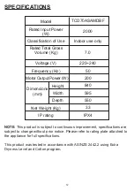 Предварительный просмотр 12 страницы TECO TCD70ASA User Manual