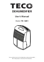 TECO TD-12M1 User Manual preview