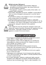 Preview for 4 page of TECO TFF270SNTBM User Manual