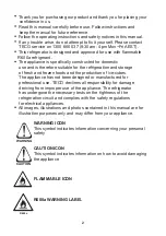 Preview for 2 page of TECO THCF200WMGM User Manual