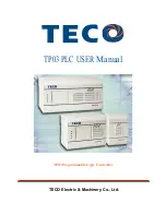 TECO TP03 PLC User Manual preview