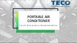 TECO TPO20CFBT Care & Maintenance Recommendation preview