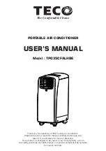 Предварительный просмотр 1 страницы TECO TPO35CFALHBE User Manual