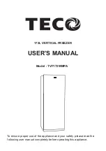 Предварительный просмотр 1 страницы TECO TVF172WMPA User Manual