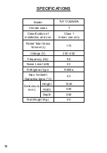 Предварительный просмотр 16 страницы TECO TVF172WMPA User Manual