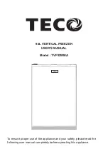 Preview for 1 page of TECO TVF92WMA User Manual