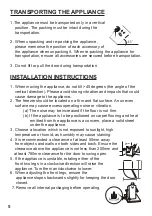 Preview for 8 page of TECO TVF92WMA User Manual