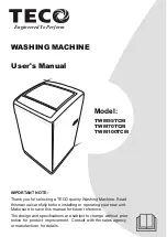 Preview for 1 page of TECO TWM100TCM User Manual