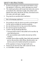 Preview for 6 page of TECO TWM100TCM User Manual