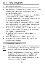 Preview for 7 page of TECO TWM100TCM User Manual