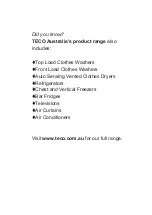 Preview for 25 page of TECO TWM100TCM User Manual