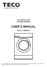 Предварительный просмотр 1 страницы TECO TWM50FA User Manual