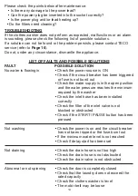 Preview for 14 page of TECO TWM50FA User Manual