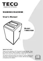 TECO TWM60TBM User Manual предпросмотр