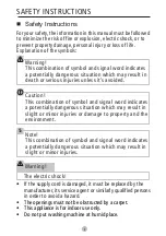 Preview for 3 page of TECO TWM60TBM User Manual