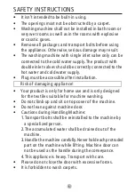 Preview for 6 page of TECO TWM60TBM User Manual