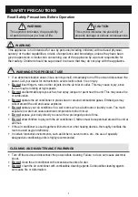 Предварительный просмотр 3 страницы TECO TWS-TSO26HFFT Owner'S Manual