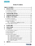 Preview for 3 page of TECO XS2008CA User Manual