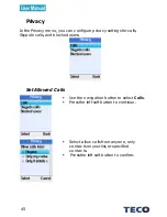 Preview for 45 page of TECO XS2008CA User Manual