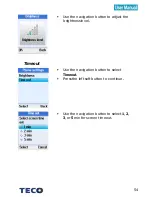 Preview for 54 page of TECO XS2008CA User Manual