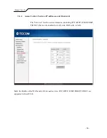 Предварительный просмотр 58 страницы TECOM AR1031 User Manual