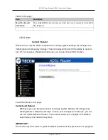 Preview for 40 page of TECOM AR1061 User Manual