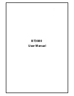 Preview for 1 page of TECOM BT-3080 User Manual