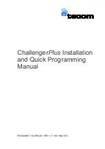 TECOM ChallengerPlus Installation And Quick Programming Manual preview