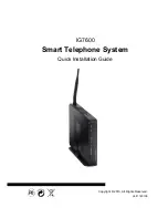 TECOM IG7600 Quick Installation Manual preview