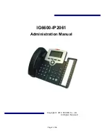 Preview for 1 page of TECOM IP2061 Administration Manual