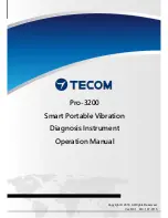 TECOM Pro-3200 Operation Manual preview