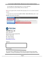 Preview for 40 page of TECOM Pro-3200 Operation Manual