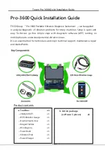 Preview for 1 page of TECOM Pro-3600 Quick Installation Manual