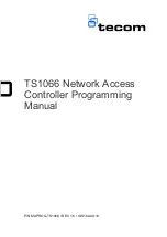 TECOM TS1066 Programming Manual preview