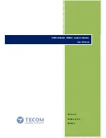 TECOM WM5030M-OD WiMAX User Manual preview