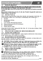 Preview for 35 page of TecoPonic HYDROPONIC HY 1000 Manual