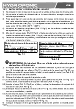 Preview for 46 page of TecoPonic HYDROPONIC HY 1000 Manual