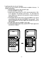 Предварительный просмотр 26 страницы TECPEL CL 325 Manual